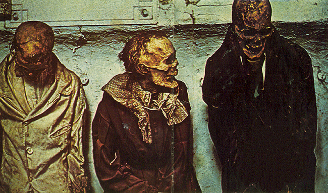 The catacombs
of the capuchin's monastery,
Palermo.
Photography, about 1978
