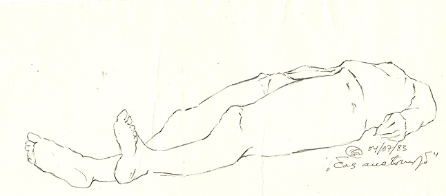 5.2.
Drawing. 1983
Pencil on paper. 130x325 mm