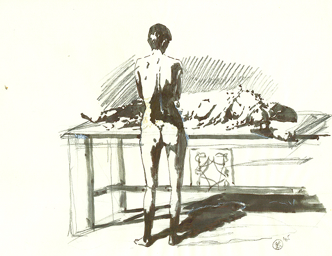 7.1.
Рисунок. 1985.
Бумага, тушь, кисть, перо. 170x230 мм
