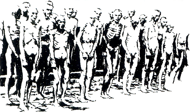 8.1.
Drawing (based on photography). 1988
Pen-and-ink on transparency film. 72x122 mm