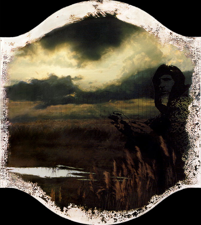 13.
Part of polyptych,
Study for the Story about the Return of the Prodigal Son.
1994/96
Oil and canvas on wood panel. ~150x135 cm