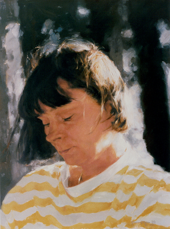 29.
Портрет супруги. 1992.
Холст, масло. 81x60 cм