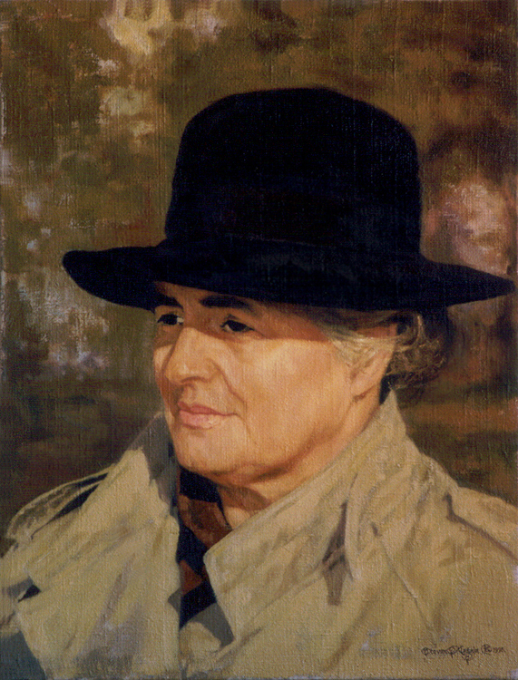 30.
Portrait of the Mother
(Vera Klašnja 1936-2000). 1993
Oil on canvas. 60x46 cm